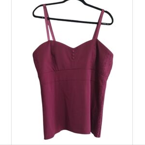 Torrid Burgundy  Spaghetti Straps Top Size 2X
